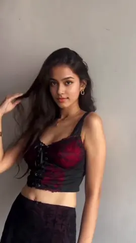 ✨Feeling myself in this look 😍🔥 This red and black corset top is giving bold, confident & effortlessly cute vibes! Simplicity meets sass, and the smile says it all 💋 What do you rate this outfit? 👀👇 #foryoupageofficiall #OOTD #trending #AestheticStyle #tiktoknepal #CorsetTop #WeekendVibes #TikTokFashion #DesiStyle #DarkFeminine #CuteLook #InspoOutfit #NaturalBeauty #TrendyOutfit #StylishLook #SlayMode #ViralLook #NepaliBeauty