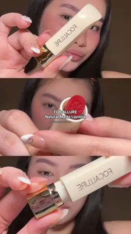 For less than ₱120, you get a high-quality lippie that’s matte and transfer-proof, highly pigmented, and flattering on all skin tones! 💗 #lipmatte #focalluremattelipstick #focallureph #focalluremusthaves #mattelipstick #fyp 