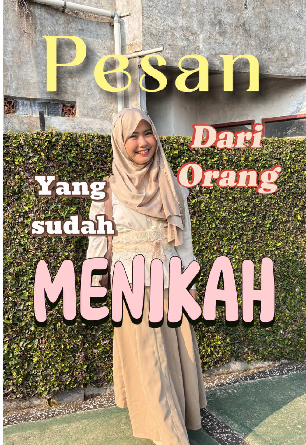 Pun10 mau nyampein pesan dari orang yang udah nikah🙏  #married #motivation 