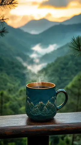And relax...... . . . . . . . #coffee #coffeelovers #MorningVibes #CozyAesthetic #MountainView #NatureLovers #CoffeeTime #PeacefulMoments #SereneViews #ScenicSips #MindfulMornings #DailyEscape #CupOfCalm #VisualTherapy