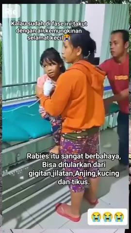 anak ini terkena gigitan anji** gila dan mengakibatkan infeksi virus rabies#fyp 