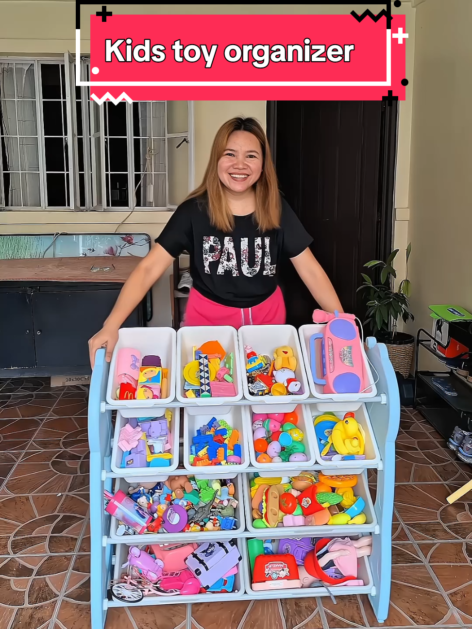 No more pakalat kalat na laruan  #organizer #toy #toyorganizer #toystorage lagayan ng laruan KIDS TOY ORGANIZER 