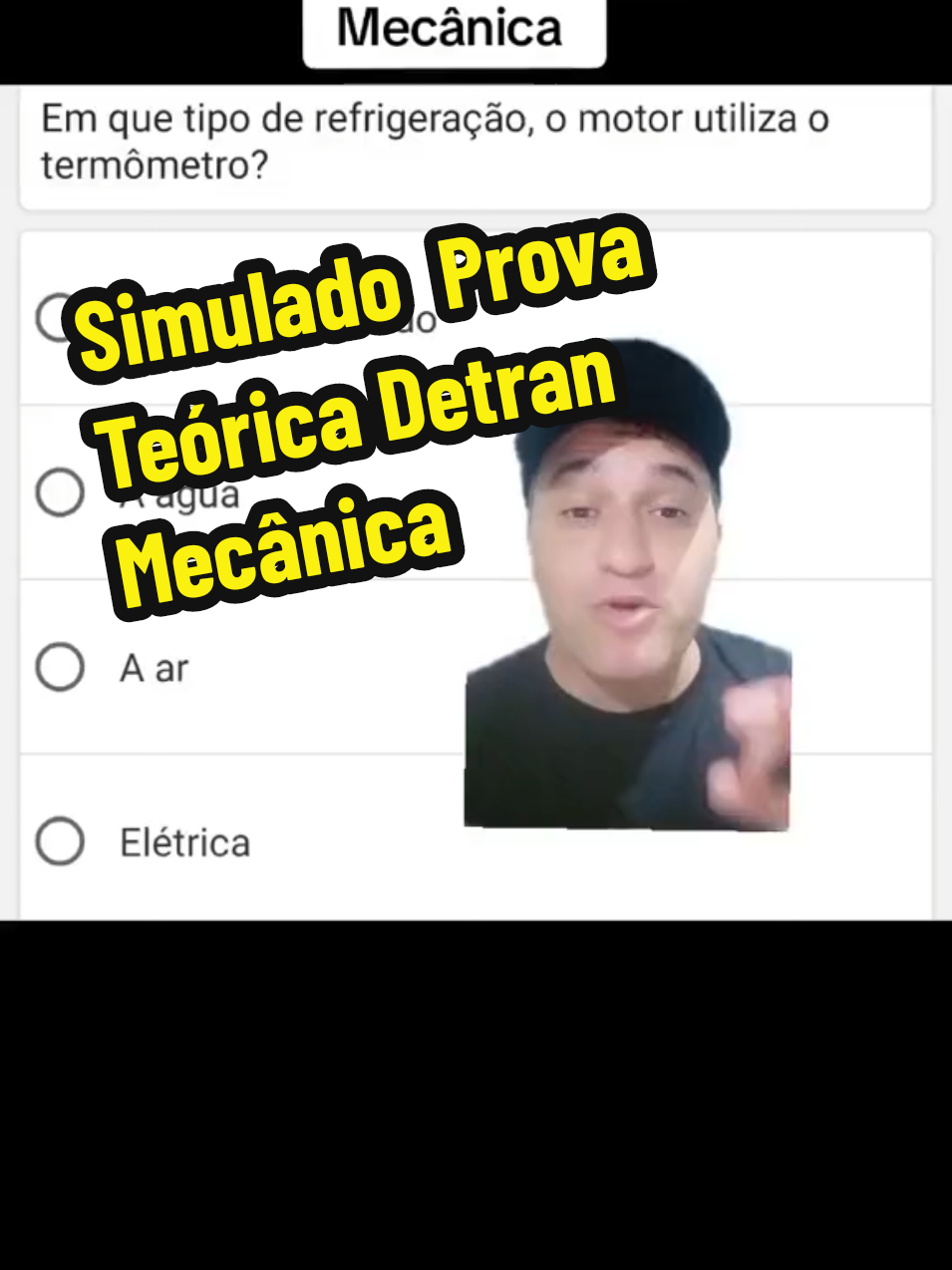 Simulado Prova Teórica Detran Mecânica #autoescola #simuladodetran2025 #provateoricadetran2025 
