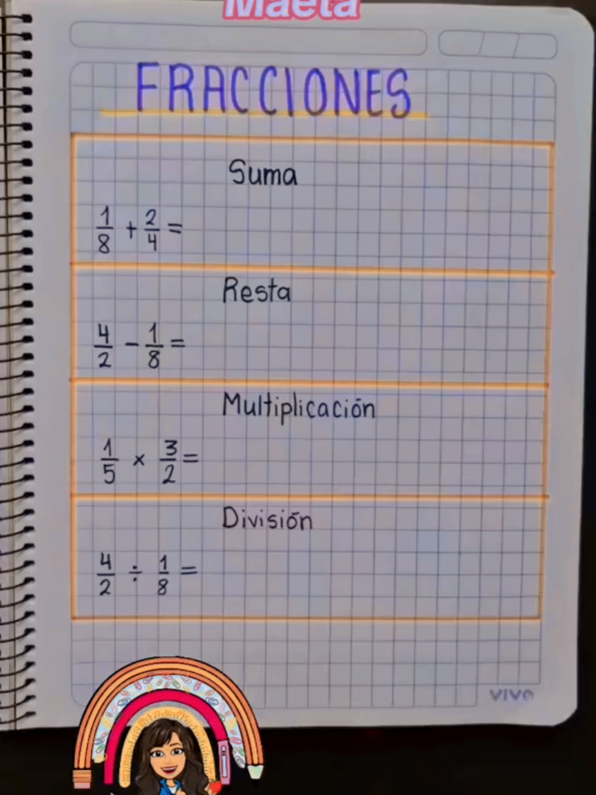 Aprendiendo ando... #matematicas #matematicascreativas #matematica #fracciones #sumadefracciones #restadefracciones #mate #aprendizaje #lamaetayaris #maestramultigrado #cronicasdeunamaestra #MaestraBilingue #pobresora #lamaestrarural 