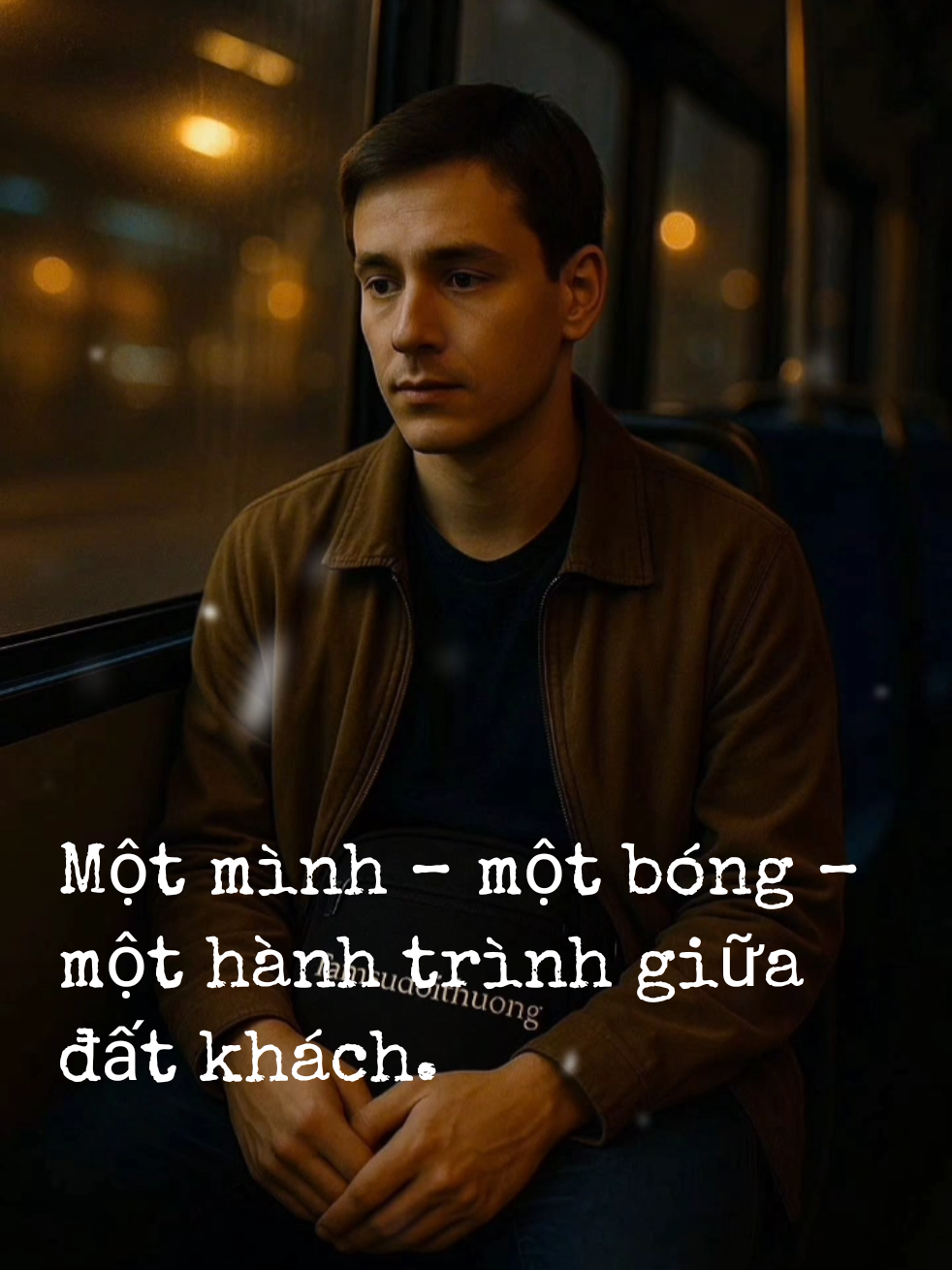 Một mình – một bóng – một hành trình giữa đất khách. #codon #buon #tamtrang #xahoi #tamsudoithuong #tamsudoithuong92 