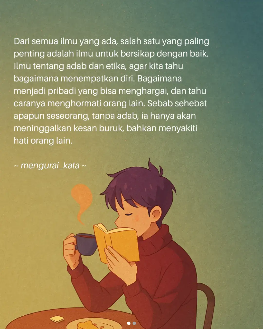 #menguraikata #mengurai_kata #seumurhidupitulama #hidup #selflove #SelfCare #self #quote 