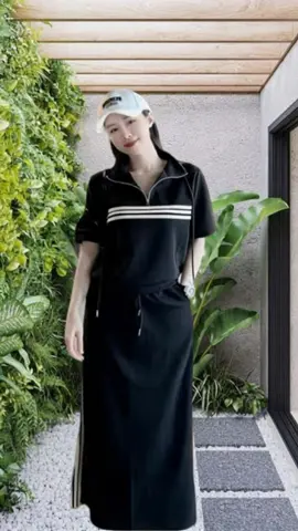 Sét bộ áo tay ngắn cổ bẻ, chân vây dáng dài mát , xinh. Mặc thanh lịch #damxinh #mặcdepmoingay #fashion #setchanvay #setxinh #setbo #setboxinh 