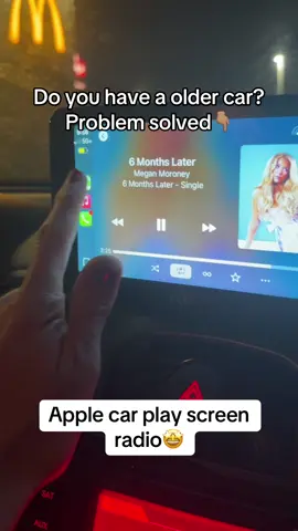 Apple car play radio. This is amazing if you have an older car with no screen. It features Apple CarPlay, navigation, back up camera. I bought this for my daughter who’s has an older car & she absolutely loves it.   #applecarplay #applecarplayradio #car #backupcamera #Dealsforyoudays