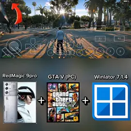 GTA V Winlator Emulator Android Gameplay (Offline) my device - RedMagic 9pro  RAM - 16 ROM - 256 CPU - Snapdragon 8 Gen 3  #winlator #gtav #gta #gtavandroid #gtavmobile #gta5 #gtavကိုဖုန်းပေါ်မှာဆော့နည်း #winlatoremulator #redmagic9pro #GTA #fyp #foruyou 