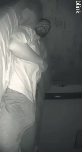 I let the night cam run while I slept. What it captured… Well, you’ll have to judge that for yourself #paranormal #sleep #sleeping #nightvision #blink 