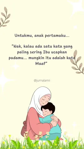 Teruntuk anak pertamaku ❤️❤️ #momslife #parenting #tumbuhkembang 
