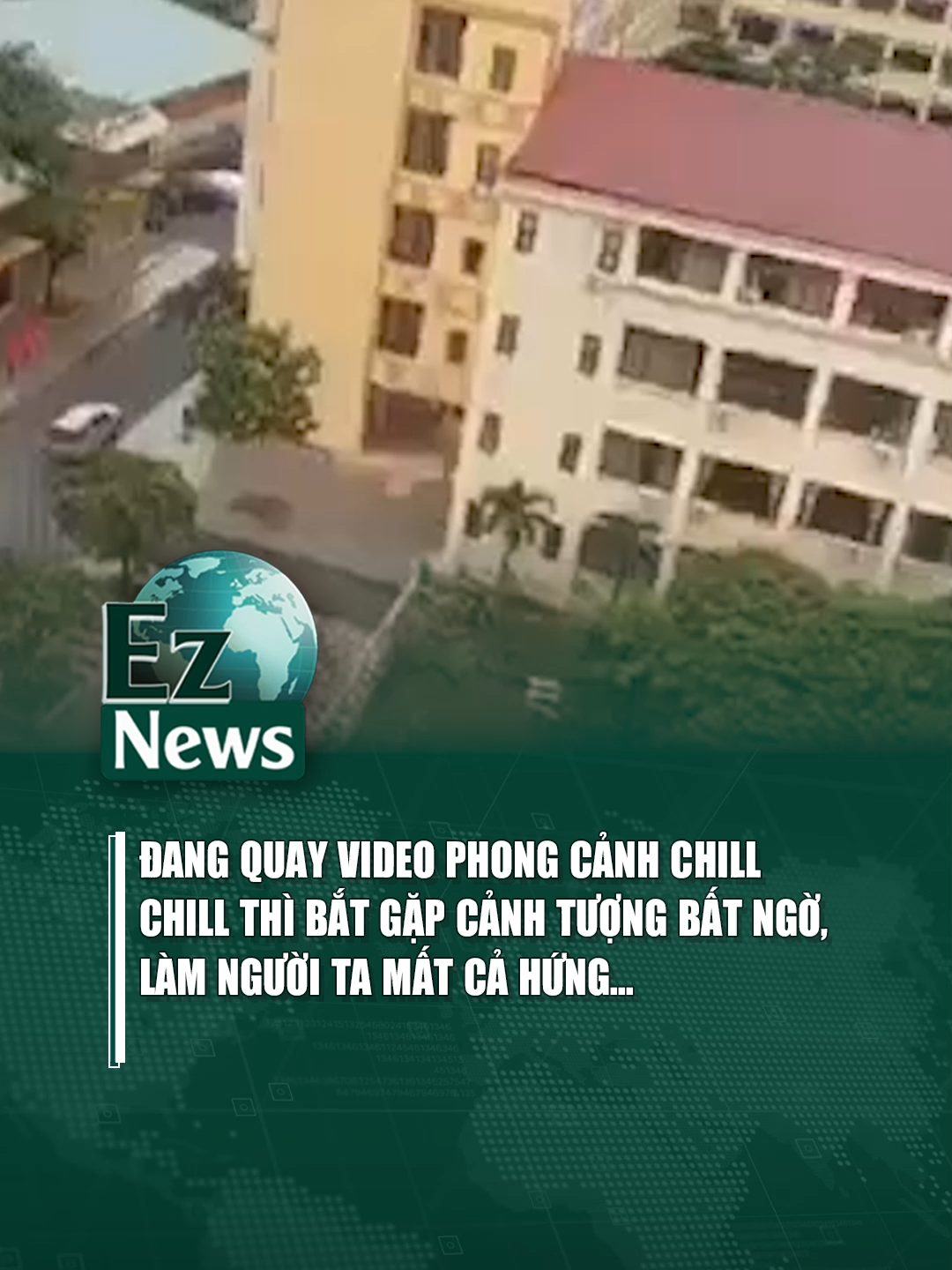 Đang quay video phong cảnh chill chill thì bắt gặp cảnh tượng bất ngờ! #eznews #tintuc