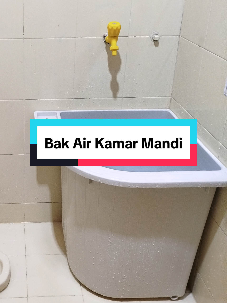 Membalas @idavinci26 Bak kamar mandinya menurut kalian kekecilan jg gak? #bakkamarmandi #bakmandi #renovasirumah #dekorasikamarmandi #bakplastik #bak #bakair #homeproducts #produkrumahtangga 