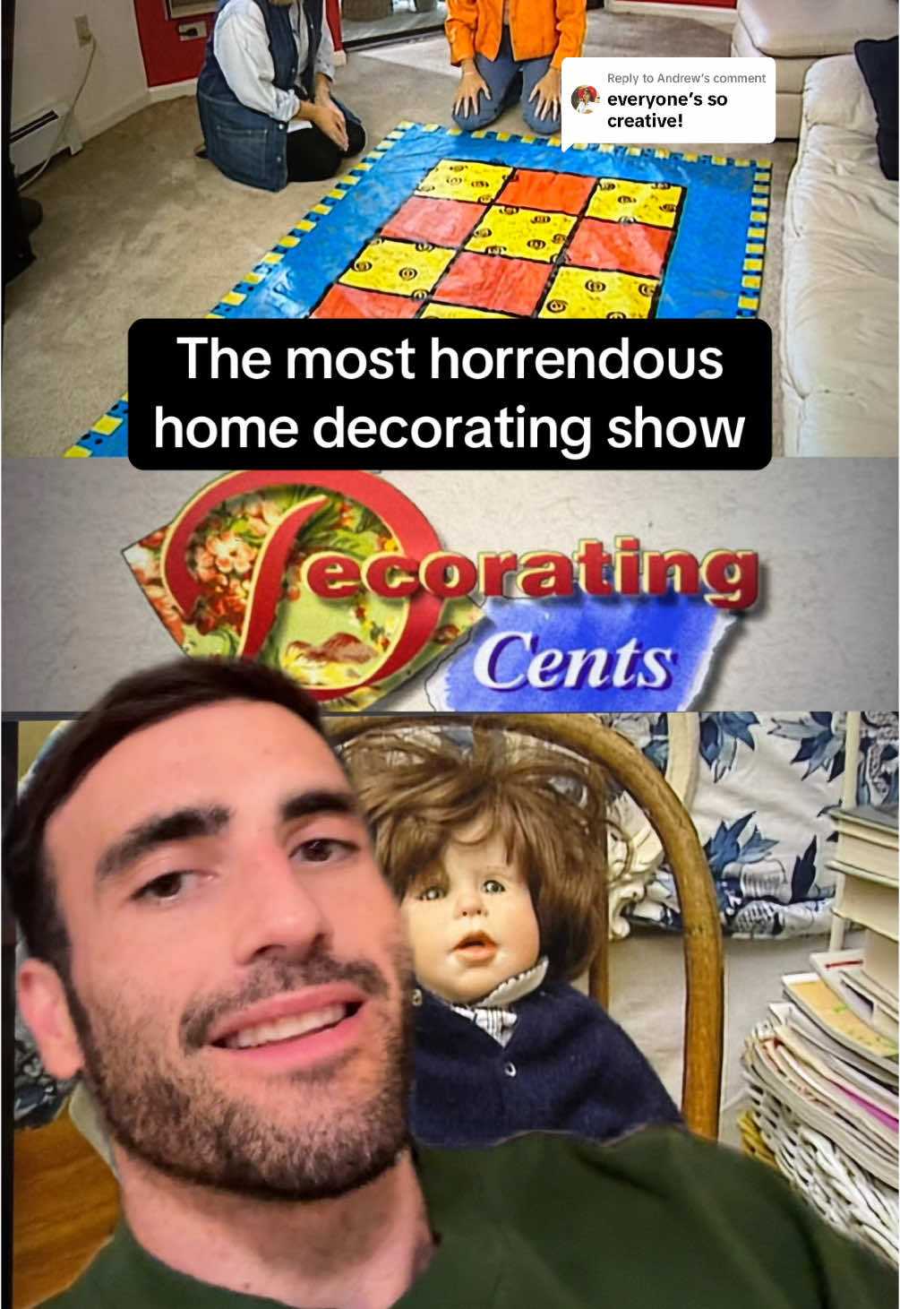 Replying to @Andrew Full binge happening here. #decoratingcents #homedecor #decoration #hgtv #homeimprovement Decorating Cents fails kids bathroom shower with pockets soul sister