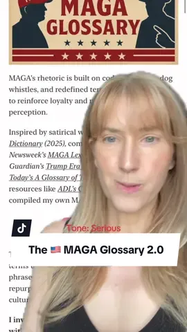 The 🇺🇸 MAGA Glossary (version 2.0) You can access the full glossary for free at usamomingermany.substack.c0m #magaglossary #livingingermany 