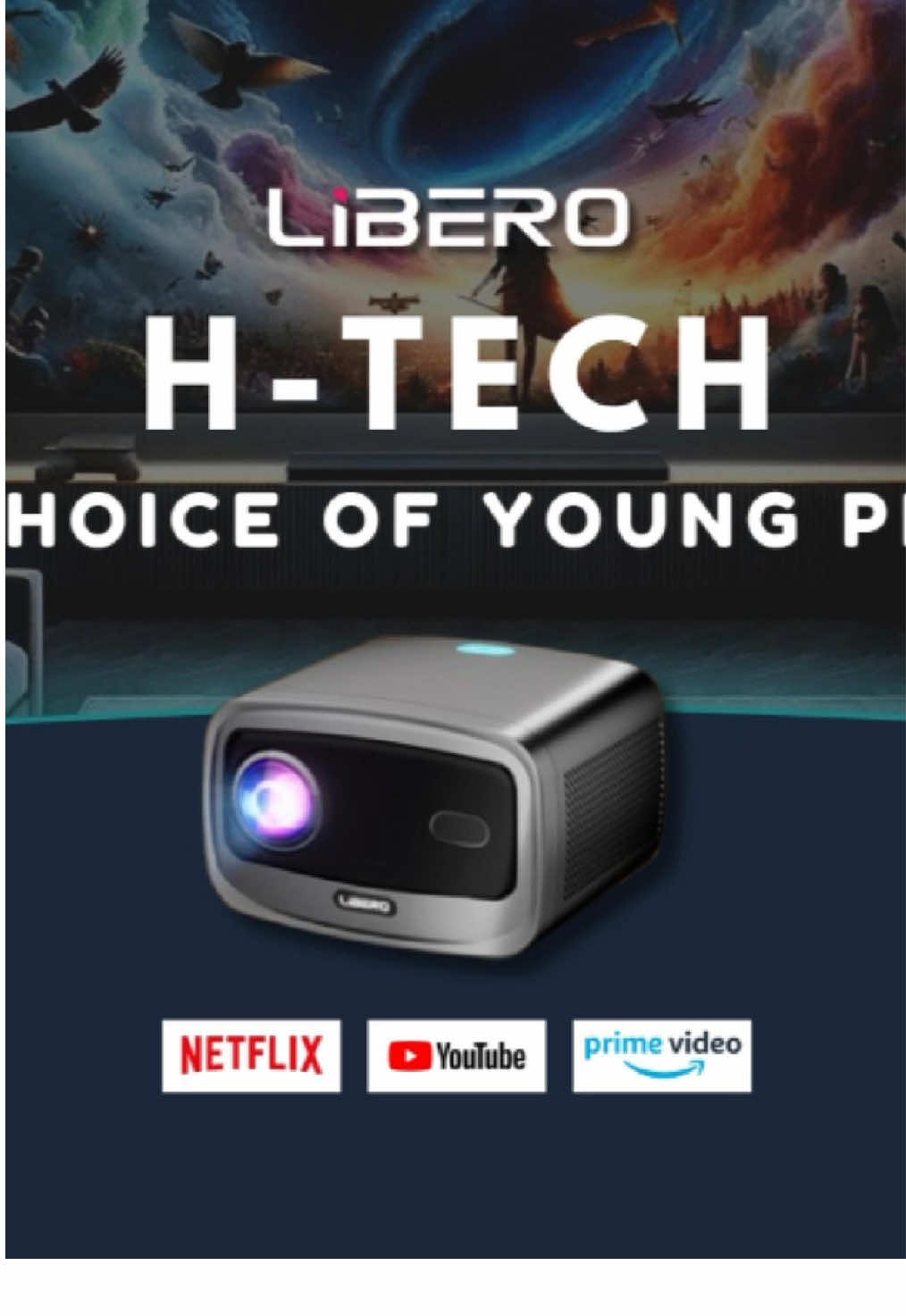 Proyektor pintar yang tetap dingin di tengah performa tinggi. 🔥❄️ Libero H-Tech dilengkapi watercooling system dan tingkat kecerahan luar biasa untuk visual jernih kapan saja. #smartprojector #liberoproyektor #liberoprojector #smartproyektor #androidprojector 