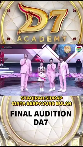 Ini kan yang kalian tunggu-tunggu pumpun SIDRAP bersuara merdu dari GRUP 6                              SYAQIRAH (Sidrap) - Cinta berpayung Bulan                                              #finalauditonda7                           #dacademy7indosiar                   #Da7 