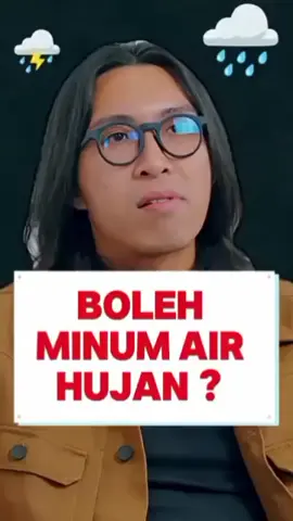 BOLEH MINUM AIR HUJAN  dr Tirta  #drtirta #airhujan #minum #edukasikesehatan #fyp 