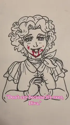 Sound advice from Rosemary (?).  #art #originalcharacter #oc #drawing #cartoon #vampire #vampireoc #ink #webcomic #webseries 