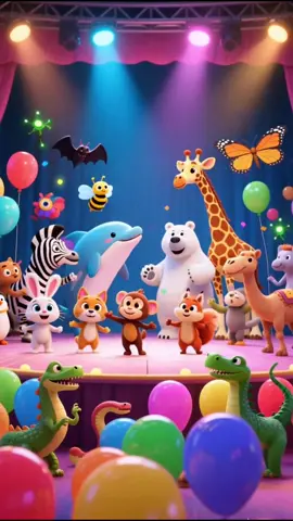 Nhảy cùng các con vật #tiktokkids #kidsoftiktok #kidscartoon #hoathinhchobe #nhacthieunhivuinhon #kidssong #songforkids #animatedstories #nhacthieunhi #cartoon #animaldance 