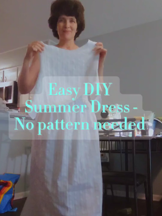 Made this dress in a day — no pattern, just a little imagination and 3 meters of cotton! Loose, airy, and easy to sew — perfect for any body shape. If you’ve been waiting for a sign to start sewing, this is it 💫 Follow for more handmade inspiration, slow fashion, and everyday creativity 🌿✂️ #HandmadeDress   #DIYSummerDress   #SewingTikTok   #MadeWithLove   #EasySewingProject   #SewingInspo   #CraftingJoy   #SlowFashion   #BohoStyle   #ThriftFlip   #SewingCommunity   #SewingTutorial   #CottagecoreStyle   #BeginnerSewing   #simplesewing 