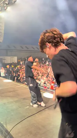 short little clip from knocked loose ft speed at outbreak manchester.  can you spot yourself in the crowd?? #knockedloose #knockedlooseband #speed #agangcalledspeed #gangcalledspeed #bryangarris #isaachale #outbreak #outbreakfestival #hardcore #hxc #manchester #gig 