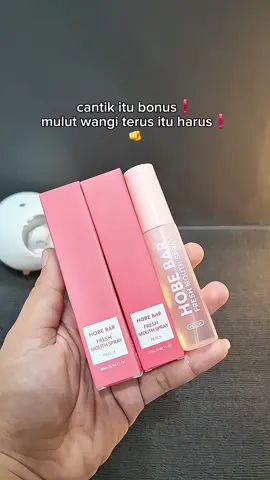 ngobrol jadi lebih PD. ga khawatir nafas bau lagi 😜 #mouthspray #hobebarmouthspray #semprotanmulut 