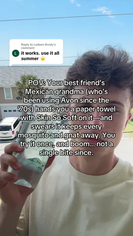 Replying to @Ladeen Brody I swear by this stuff now! #bugs #gnats #mosquito #skinsosoft 