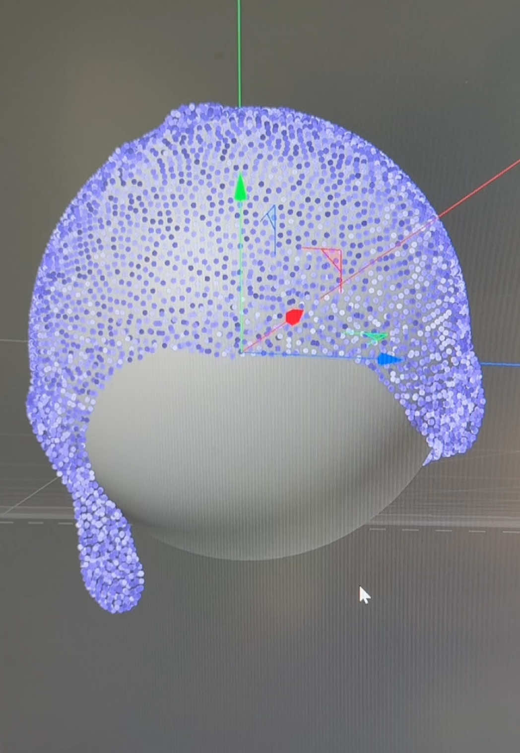 New fluid sim stuff in c4d 👀… totally not sus! #maxon #3dartist #c4d 