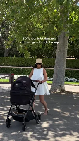 Out here doing laps for baby boy #strollers #babytok #newbornbaby #mom #momtiktok #momhacks #silvercross 