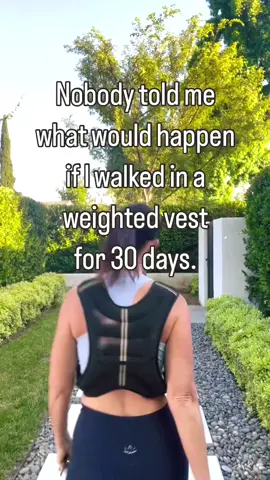 30 Days. One Weighted Vest. Big Results. I committed to walking in a weighted vest every day for 30 days — and here’s what happened: ✨ My posture improved 🔥 My core got stronger 💨 My stamina skyrocketed 💪 I leaned out quicker 📉 And the scale? She moved. No crazy workouts. No magic. Just consistency and a little extra weight. I’ve been wearing a 16lb vest, but I recommend starting lighter if you're new to it. Trust me — you’ll feel it!