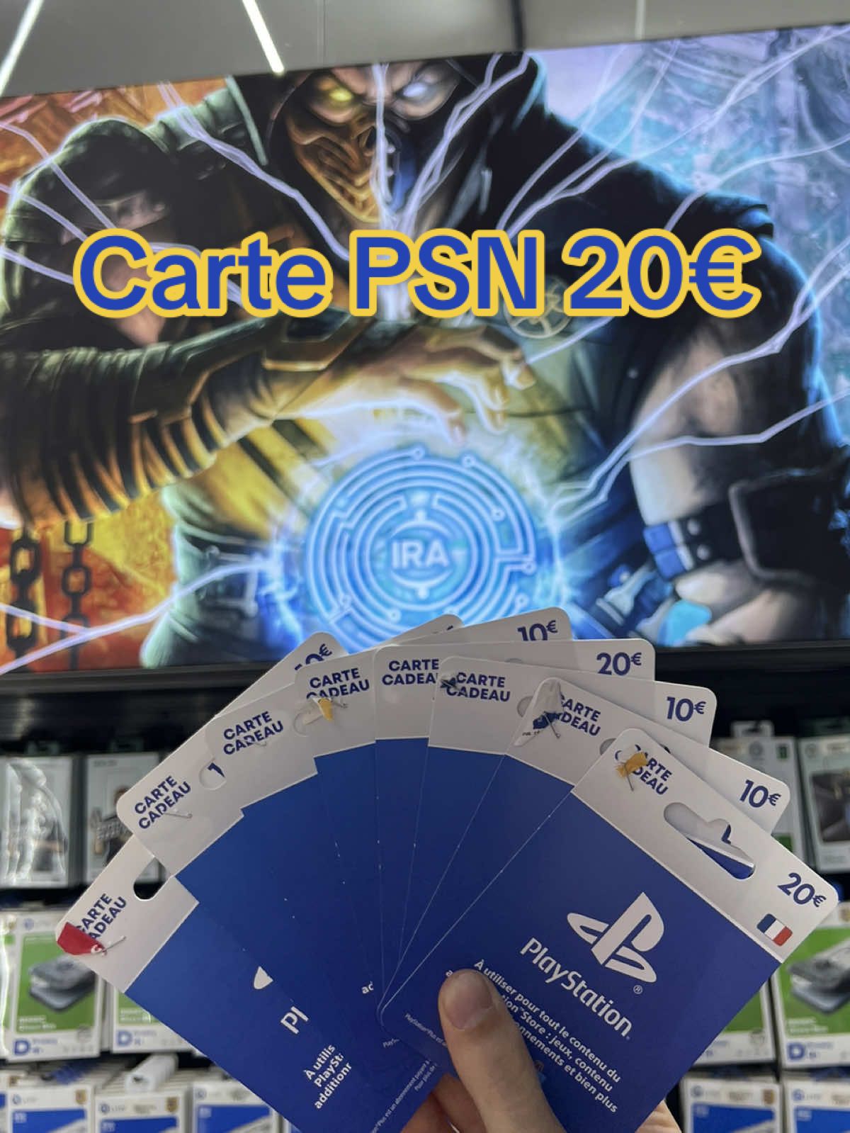 Carte psn 20€ 10€ #cartepsn #psplusextra #psplus #fly #شعب_الصيني_ماله_حل😂😂 #sony #ps5 #game #gaming 