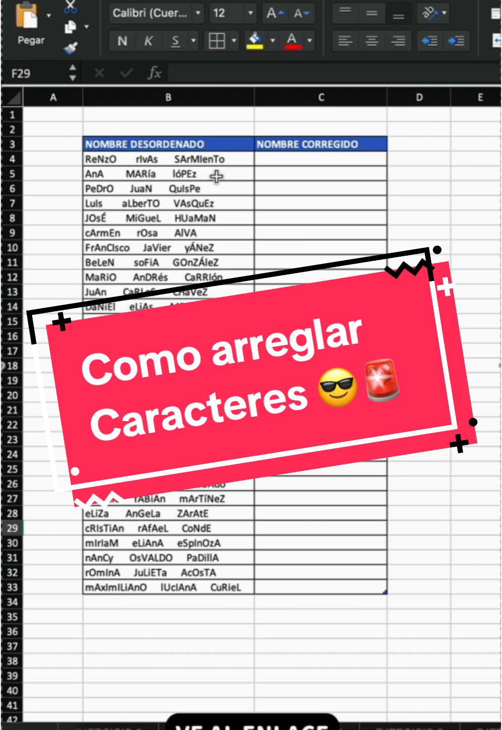 Aprende a dominar Excel con nuestro curso experto y aumenta tus posibilidades de conseguir empleo. ¡Comienza ahora! #DominaExcel #CursoProfesional #ConseguirEmpleo #ArreglarNombresEnExcel #EntrevistaEnExcel #TipsDeExcelParaEntrevistas #FórmulaExcelParaNombres #AprenderExcelParaTrabajo #Tutorial #Excel #Empleo