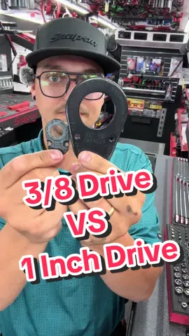 3/8 Drive VS 1 Inch Drive! #snapon #snapontools #barkertools #mechanic #mechaniclife #clean #checkthisout #franchise 