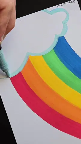 Get color that satisfies with acrylic paint pens 🌈 #color #coloring #acrylicpainting #satisfying #paint #painting #asmr #art #artist #artwork 