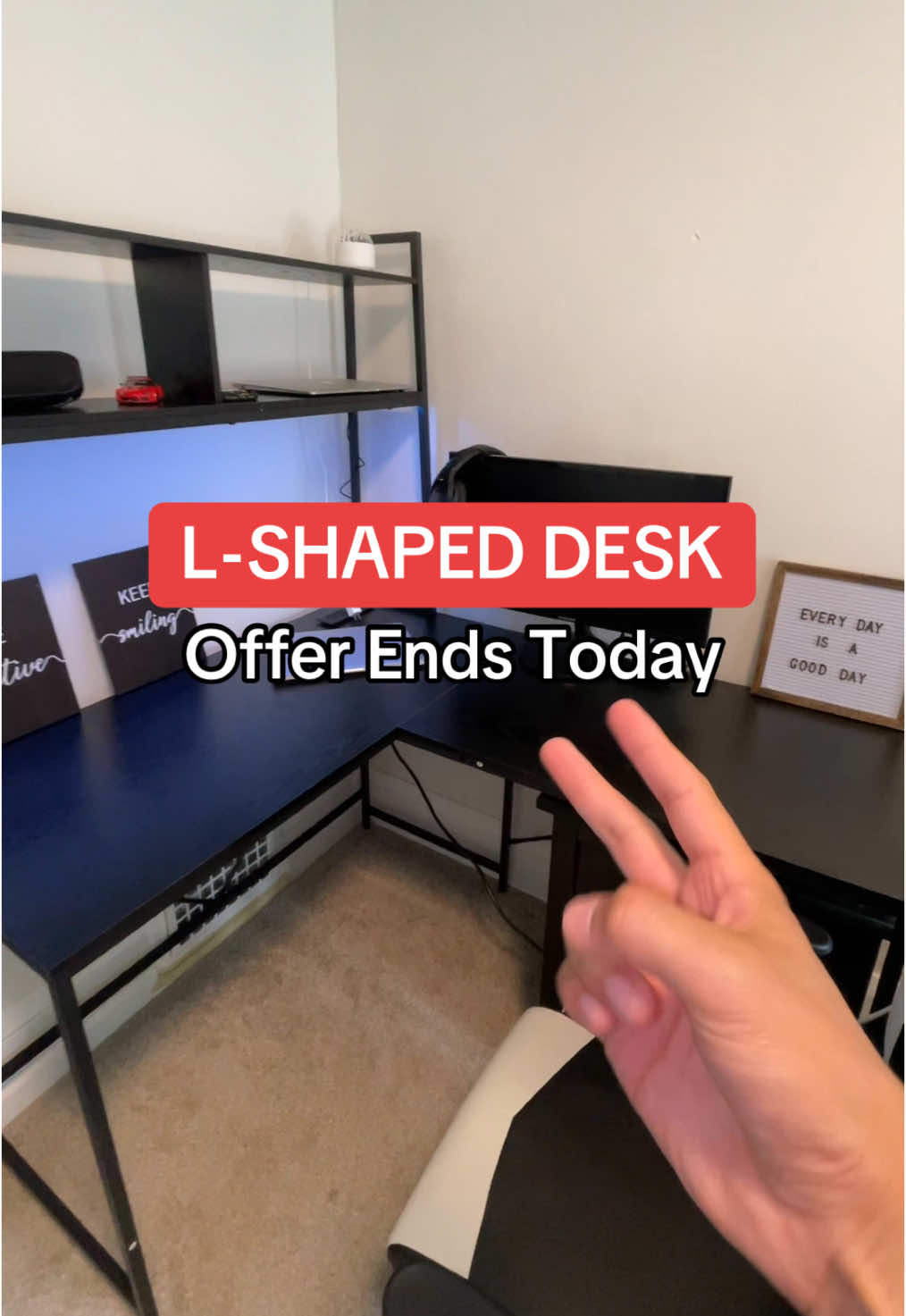Get your desk today! #lshapeddesk #desk #workdesk #flycitymallfurniture #tiktokshop 