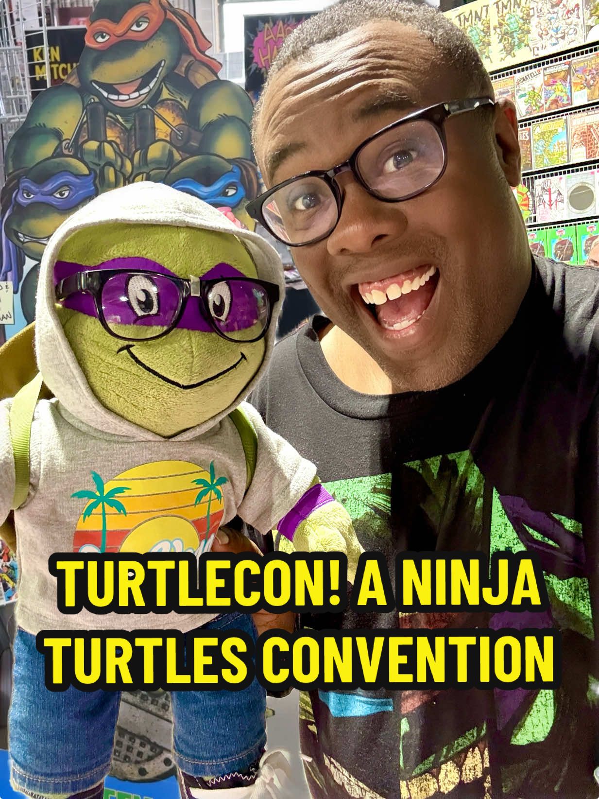 Turtle Power at TurtleCon! Ninja Turtles Fan Event with TMNT artists, writers, and toys! Even Power Rangers and Tiny Toons were there! A Cowabunga Convention! #tmnt #teenagemutantninjaturtles #ninjaturtles #tmnt2012 #ninjaturtles2012 #nostalgia #retro #80s #90s #2010s #turtlepower 
