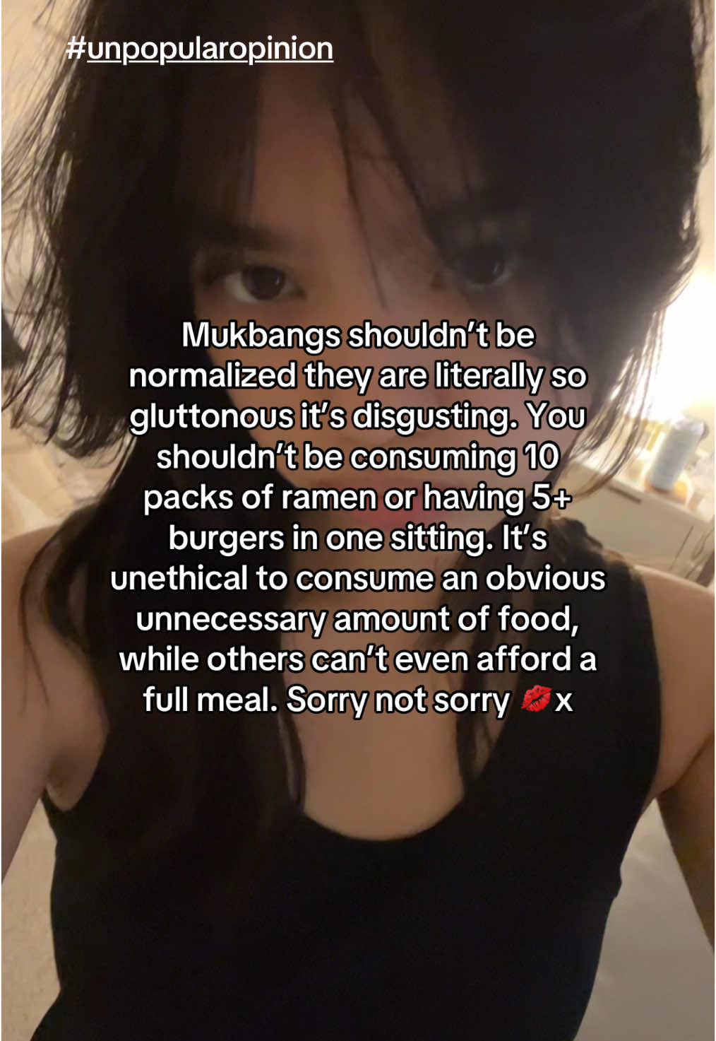 I could say the same thing for influencers who buy thousands of dollars on shein but thats in another vid. #mukbangs #mukbangersareevil #gluttony #unpopularopinoin #controversial #fyp 