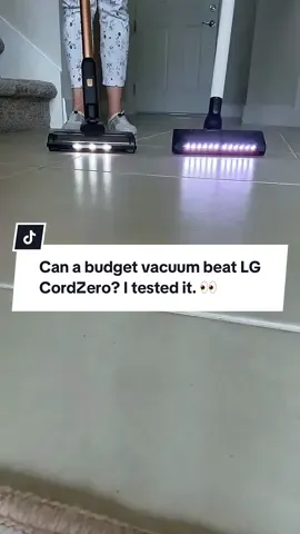 I wasn’t expecting this cheaper vacuum to actually outperform my LG CordZero… but it did 😳 Picked up more mess, stands on its own, and costs a fraction of the price. Same attachments, similar battery, bigger dust bin. This thing might just be my new fave 🧼💖 #D#DealsForYouDaysT#TikTokMadeMeBuyItC#CleaningTokC#CordlessVacuumV#VacuumTestH#HomeHackB#BeforeAndAftert#tiktokshopfindsC#CleaningToolsL#LGvsINSEBudgetWin