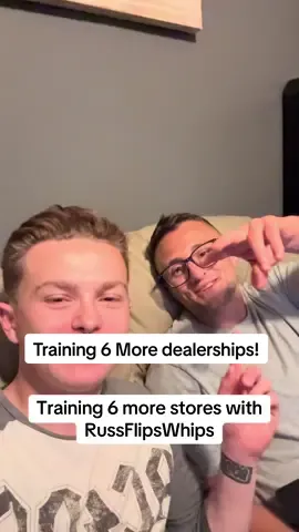 POV: you train 6 more stores with Russ Flips Whips ##car##dealership##training