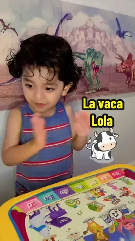 La vaca Lola 🐄 Tiene cabeza y tiene cola y hace Muuu🎼♥️……#lavacalola#kidssongs#babysinging#mommyandme