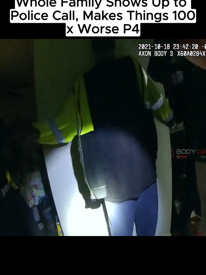 Whole Family Shows Up to Police Call, Makes Things 100x Worse#fyp #cops #police #bodycam #cam #usa