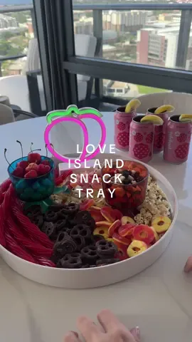 Let’s restock a love Island snack tray! 🫦🏝️🍬 Who’s ready for casa amor?? ##LoveIsland#restock#loveislandusa#casaamor#hosting#restockasmr#asmr#satisfying#restocking#organized#organization#olandria#ace#huda#watchparty