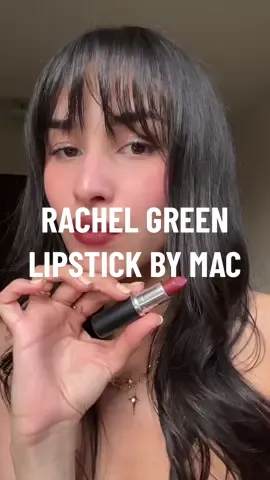 a true 90s moment! @maccosmetics in “paramount”. the lipstick the iconic rachel green used to wear ✨ #rachelgreen #rachelgreenhairstyle #maccosmetics #lipstick #90smakeup 