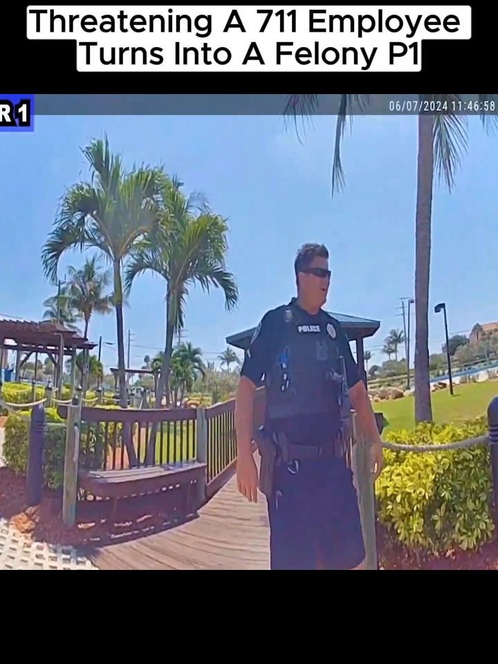 Threatening A 711 Employee Turns Into A Felony#fy #cops