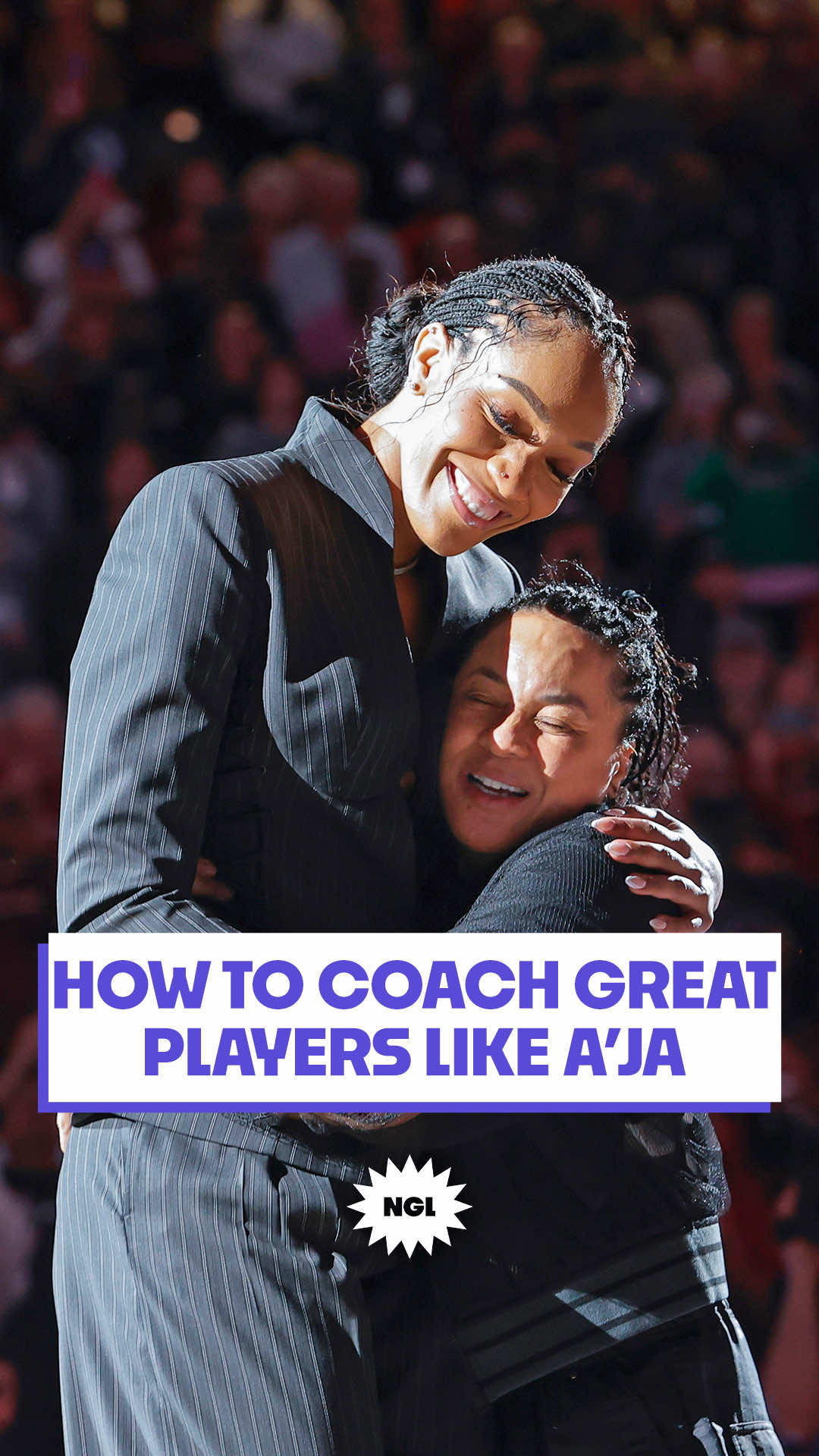 An elite athlete mindset means learning and growing from feedback! #ajawilson #dawnstaley #WNBA 