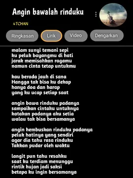 #foryou #liriklaguviral  #4TCHAN #anginbawalahrinduku 