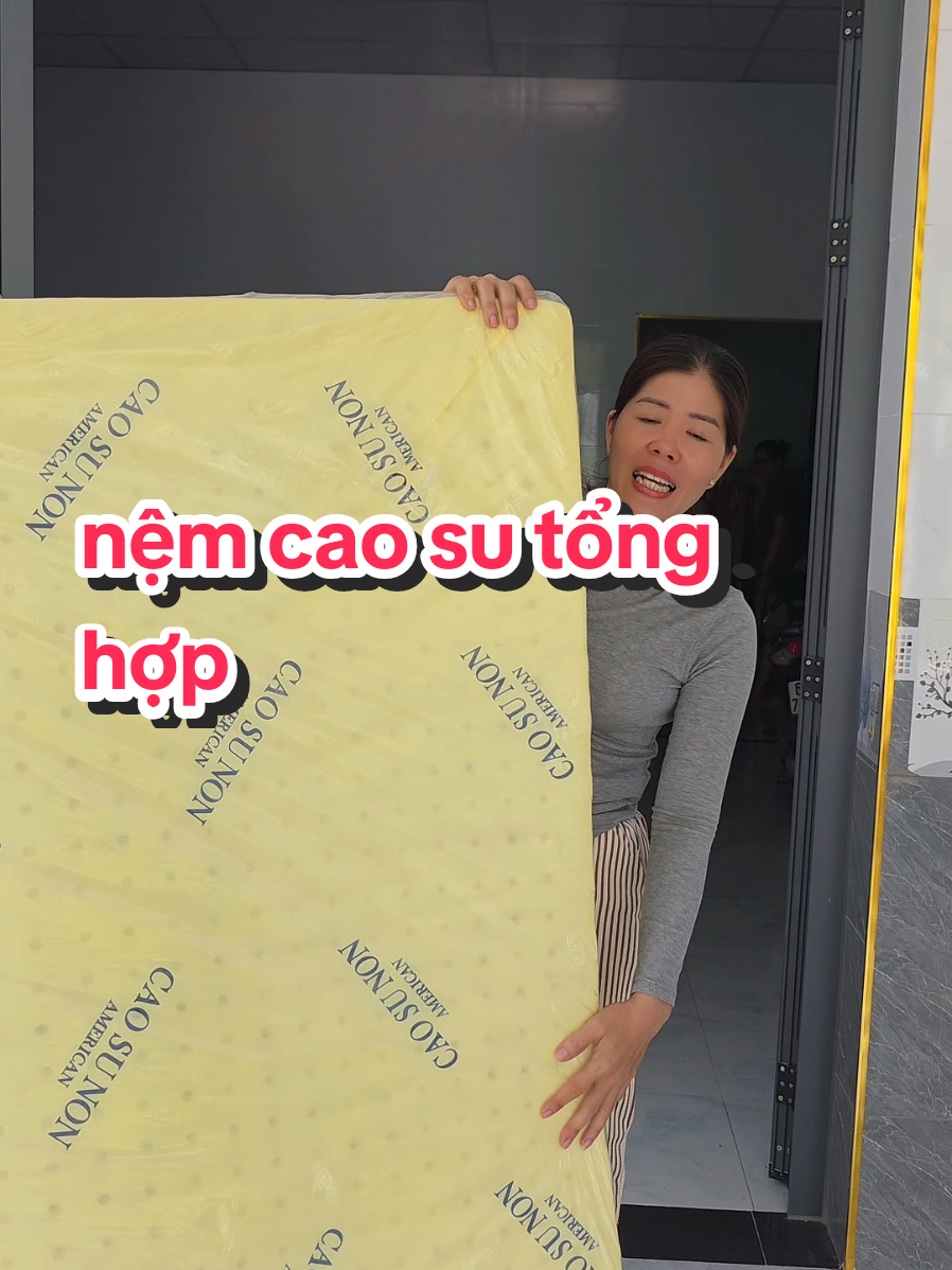 nệm cao su tổng hợp êm mềm thoáng mát #muataitiktok #muataitiktokshop #tiktokshop #nem #nemcaosunon #nemcaosunonamerican 