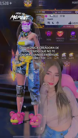 Entra al live #fyp #creadoradecontenido #creadora #directodefreefire #directo #foryoupage #freefire #streamer 