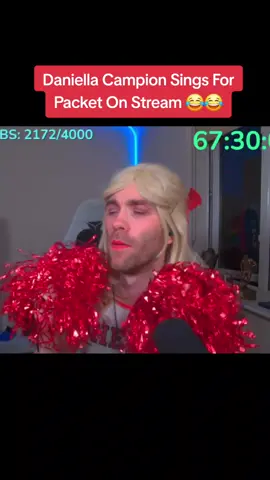 Daniella campion Sings for packet on stream #uniquerp #fyp #100k #streamer #dcampion #gtarp #gaming @Dcampion @ITZPACKET 